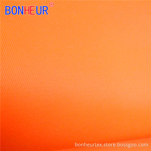 Fluorescent Yellow Poly/Cotton CVC Twill Fabric